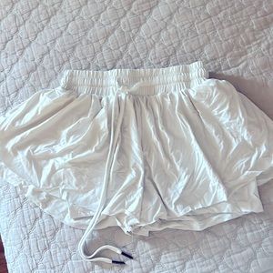 automat polyester & rayon shorts flowy & built in spandex